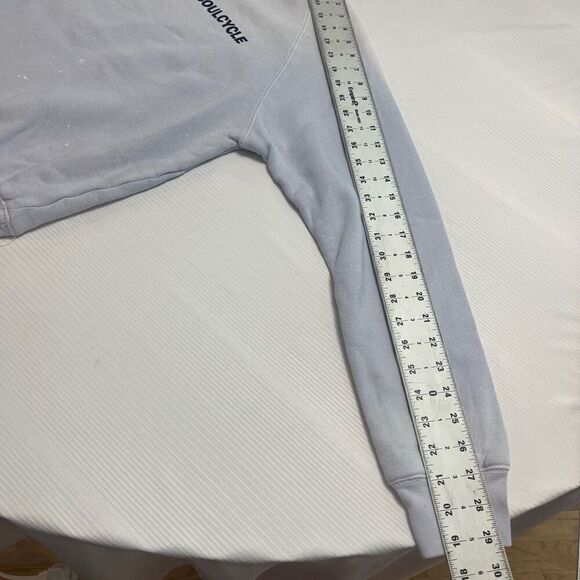 Soul Cycle Grey Blue Crewneck Sweatshirt Size Small - Picture 7 of 11